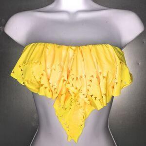 L*Space Flutter Bandeau Bikini Top‎